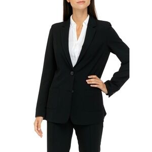 NWT The Limited $119 Black Essentials Two Button Blazer Size 24W Preppy